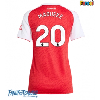 Arsenal Noni Madueke #20 Tricou Fotbal Replică 2025-26 Femei Acasa